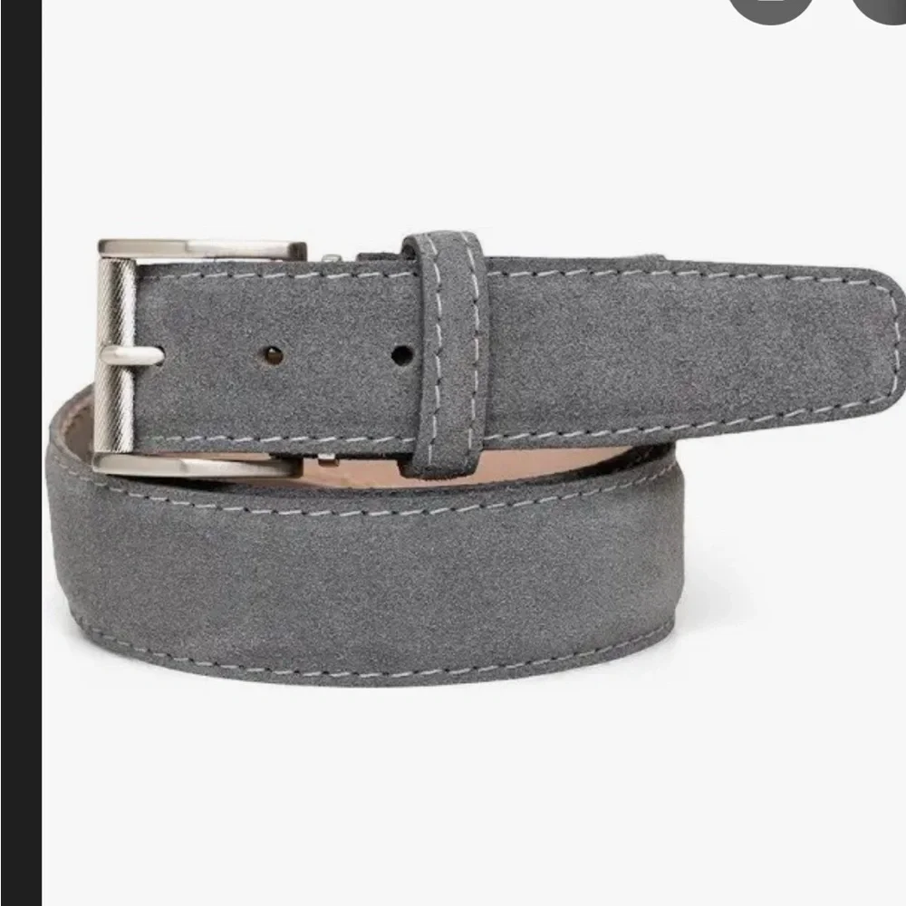 L.E.N suede belt